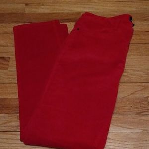 Talbot's Red Corduroy Women's Red Pants Sz 10